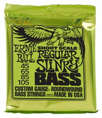 Ernie Ball 2852 Regular Slinky Nickel Wound Short Scale Electric Bass 45-105 - Corzi pentru chitară bass