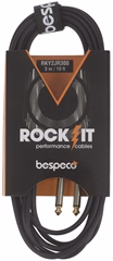 Bespeco ROCKIT Interlink Cable 2x RCA - 2x Jack Mono 3 m - Cablu de conexiune