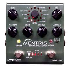 Source Audio SA 262 One Series Ventris Dual Reverb - Efect chitară