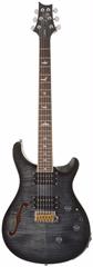 PRS SE Custom 24 Semi-Hollow Piezo CA Charcoal Burst - Chitară semi-acustică