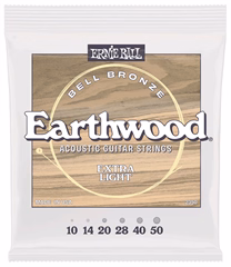 Ernie Ball Extra Light Earthwood Bell Bronze Acoustic 10-50 - Corzi de metal pentru chitară acustică