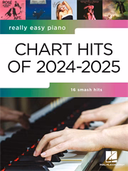 MS Really Easy Piano: Chart Hits of 2024-2025 - Partituri pentru pian 