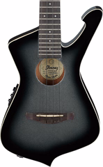 Ibanez UICT10 Metallic Gray Sunburst - Ukulele electro-acustice