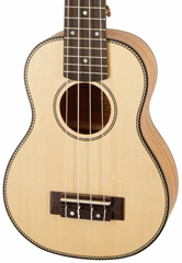 Cascha HH 2148 Soprano Mahogany Ukulele Set - Ukulele acustice