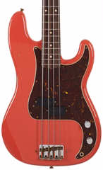 Fender Custom Shop Pino Palladino Signature Precision Bass Fiesta Red over Desert Sand - Chitară bass electrică