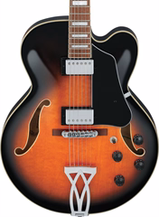 Ibanez AF75 Vintage Sunburst - Chitară semi-acustică