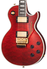 Epiphone Alex Lifeson Les Paul Custom Axcess Ruby - Chitară electrică