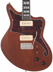 D'Angelico Deluxe Bedford Matte Walnut - Chitară electrică