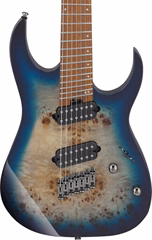 Ibanez RGMS7PB Cosmic Blue Sunburst - Chitară electrică cu 7 corzi