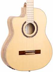 Ortega TZSM-3-L - Chitară clasică electro-acustică pentru stţngaci