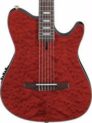 Ibanez FRH20QMN Wine Red - Chitară clasică electro-acustică