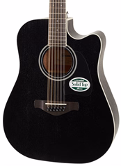 Ibanez AW8412CE Weathered Black - Chitară electro-acustică cu 12 corzi