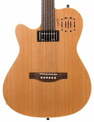 Godin A6 Ultra LH Natural SG - Chitară electro-acustică pentru stângaci hibridă