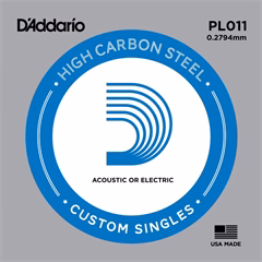 D'Addario PL011 5 pack - Struna na elektrickú/akustickú gitaru
