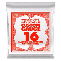 Ernie Ball 1028 Plain Steel Single .016 - Struna na elektrickú/akustickú gitaru