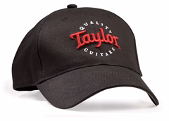 Taylor Black Cap Red/Wht Emb - Šiltovka