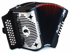 Hohner Panther FBES, black - Diatonický akordeón
