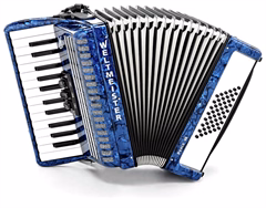 Weltmeister Perle II 48 blue - Klávesový akordeón