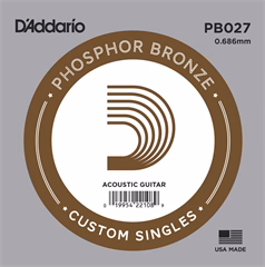 D'Addario PB027 - Kovová struna na akustickú gitaru