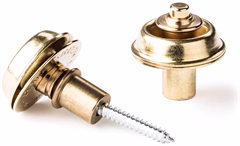 Dunlop Straplok Flush Mount Brass - Zámky na popruh