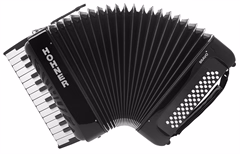 Hohner Bravo I 49 F, black (SilentKey) - Klávesový akordeón