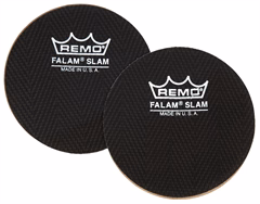 Remo 2,5" Single Falam Slam Black - Samolepiaci terč na basovú blanu