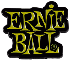 Ernie Ball Green Stacked Logo Enamel Pin - Odznak