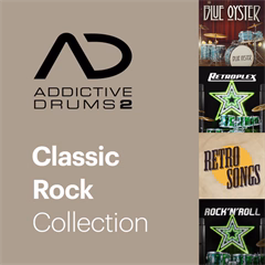 XLN AUDIO Addictive Drums 2: Classic Rock Collection - Softvér
