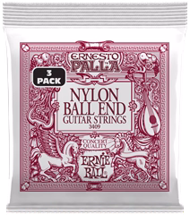 Ernie Ball 3409 Ernesto Palla Black & Gold Ball End 3 Pack - Nylonové struny na klasickú gitaru