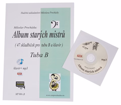 KN Album starých mistrů pro tubu in B a klavír + CD - Škola hry na tubu