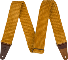 Fender Corduroy Strap, Blaze Gold, 2" - Gitarový popruh