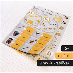 Zodpovědná výuka Domino: Hudební nástroje - Hudobná náuka