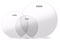 Evans Genera G2 clear Standard set - Súprava blán na tomy
