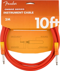 Fender Ombré Instrument Cable 10' Tequila Sunrise - Nástrojový kábel