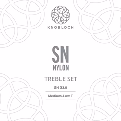 Knobloch ACTIVES SN Nylon Treble Set Medium-Low Tension 33.0 - Nylonové struny na klasickú gitaru