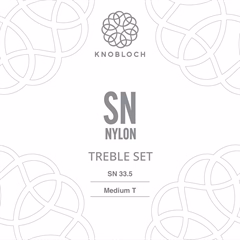 Knobloch ACTIVES SN Nylon Treble Set Medium Tension 33.5 - Nylonové struny na klasickú gitaru