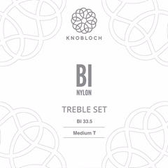 Knobloch BI Nylon Treble Set Medium Tension 33.5 - Nylonové struny na klasickú gitaru