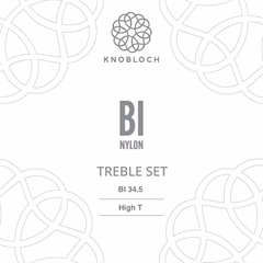 Knobloch BI Nylon Treble Set High Tension 34.5 - Nylonové struny na klasickú gitaru