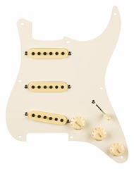 Fender Pre-Wired Strat Pickguard, Eric Johnson Signature, Parchment 8 Hole PG - Súprava snímačov na elektrickú gitaru