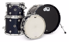 DWe 4-Piece Midnight Blue Metallic Lacquer Shell Kit - Elektroakustická bicia súprava