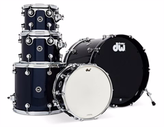 DWe 5-Piece Midnight Blue Metallic Lacquer Shell Kit - Elektroakustická bicia súprava