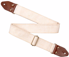 Cascha CGS-CD2 Guitar Strap Cotton Beige Linen - Gitarový popruh