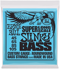 Ernie Ball 2849 Slinky Nickel Wound Super Long Scale Electric Bass 45-105 - Struny na basgitaru