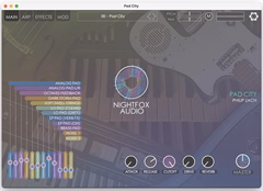 NIGHTFOX AUDIO Pad City - Softvér