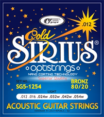 Gorstrings Sirius Gold SG5-1254 - Kovové struny na akustickú gitaru