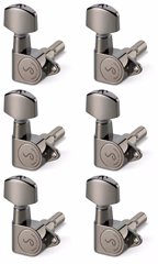 Schaller M6 135 6 left Ruthenium - Gitarová mechanika