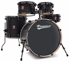 Premier Artist 22" 5pc Modern Rock Shell Pack  Matte Black - Súprava bicích