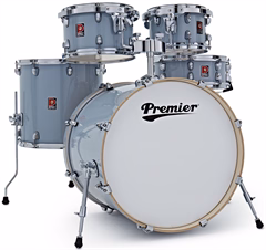 Premier Artist 22" 5pc Modern Rock Shell Pack  Steel Grey - Súprava bicích