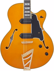 D'Angelico Excel 59 Vintage Natural - Semiakustická gitara