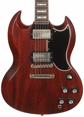 Gibson Custom Shop 1961 Les Paul SG Standard Reissue Stop-Bar VOS Cherry Red - Elektrická gitara
